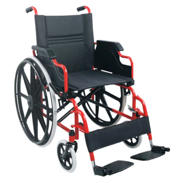 Silla de Ruedas con Brazo Desm. y Doble Cruzeta (B909-51)