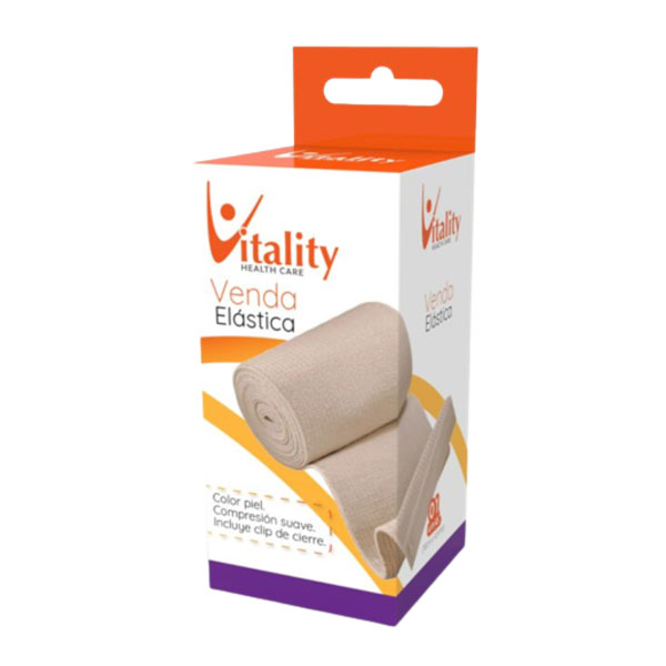 Venda Elástica Color Piel 7.5 cm x 4.5 m Vitality